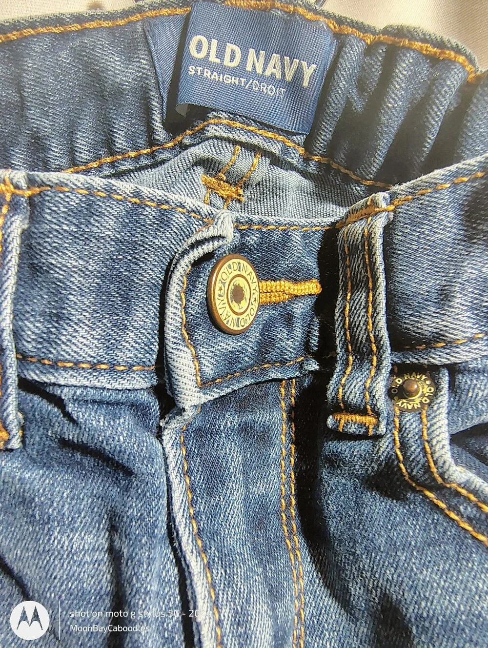 Old Navy Boy's Dark Blue Bootcut Jeans